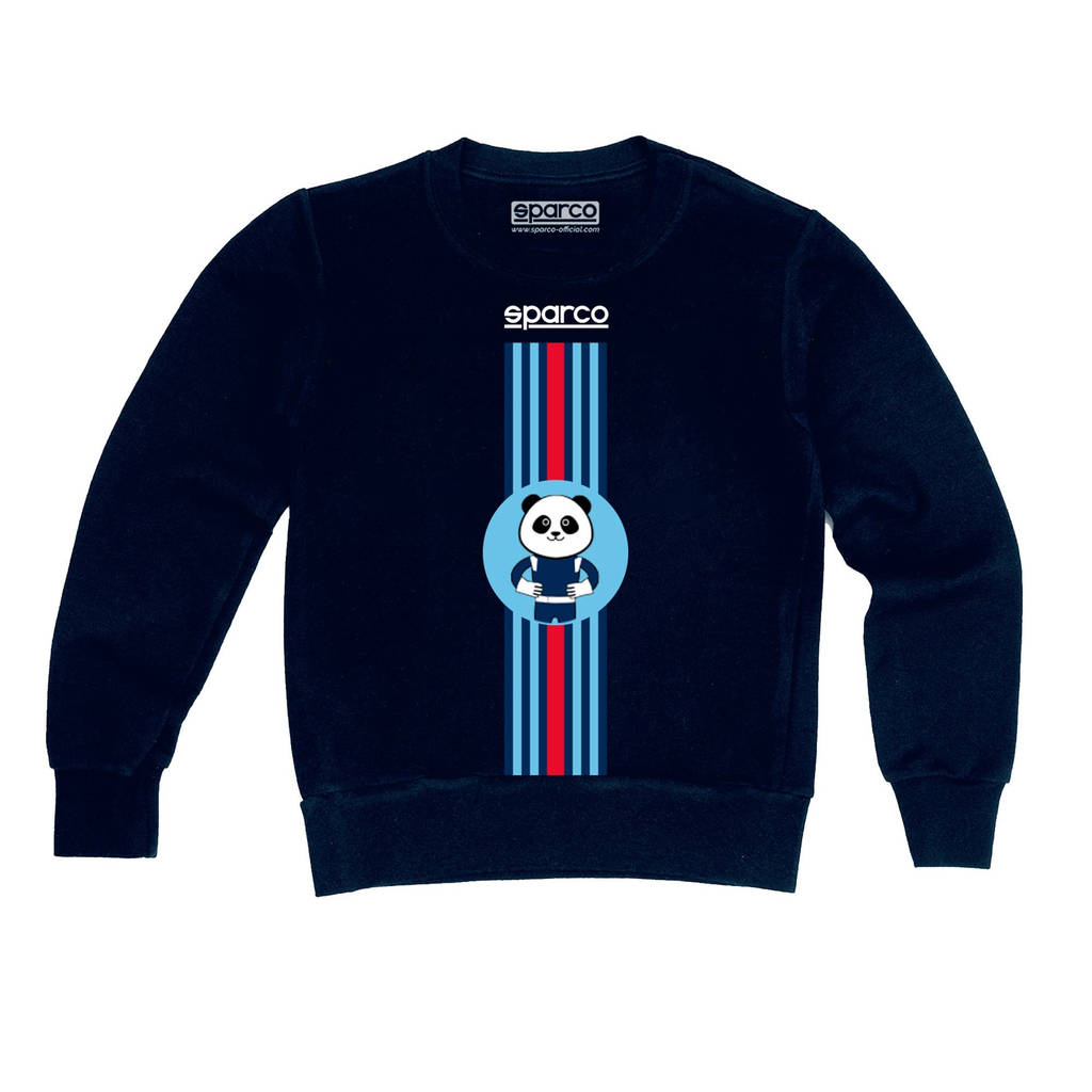SPARCO 017021BM0506 STRIPES DESIGN SWEATSHIRT, navy blue, size 5-6 years Photo-0