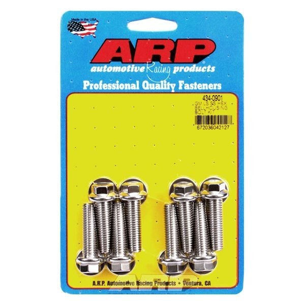 ARP 434-0901 Bellhousing Bolt Kit for Chevrolet LS Gen III. ARP Stainless. hex Photo-0