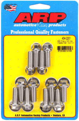 ARP 434-2001 Intake Manifold Bolt Kit for Chevrolet Small Block SS hex Photo-0