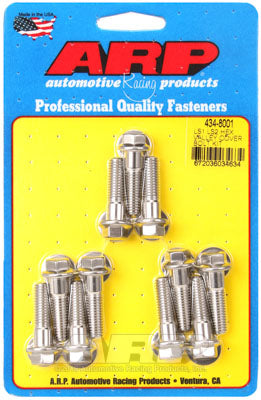 ARP 434-8001 Intake Valley Cover Bolt Kit for Chevrolet LS Gen III/IV. ARP Stainless. hex Photo-0