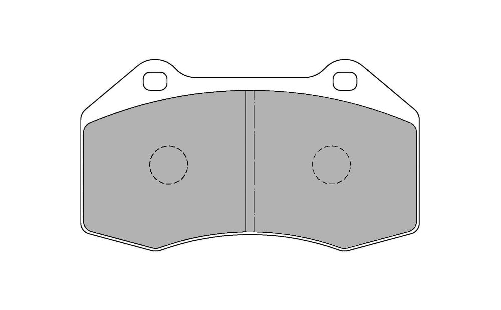 FERODO FCP1667R Front Brake Pads DS3000 for RENAULT Megane RS / ALFA ROMEO MiTo(955) Photo-0