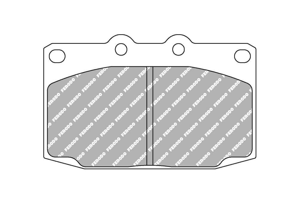 FERODO FCP483R Front Brake Pads DS3000 for MAZDA RX-7 Photo-0