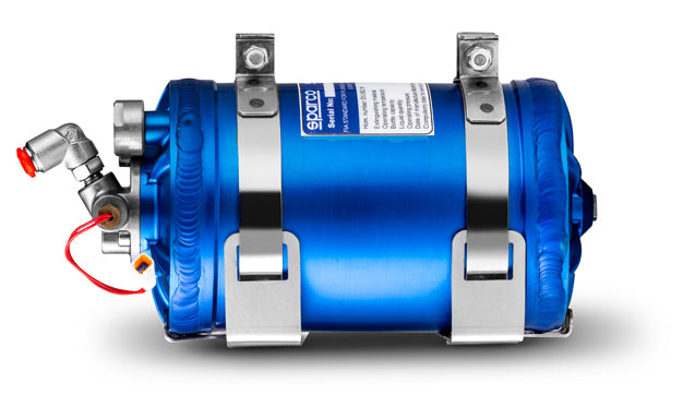 SPARCO 014772FEAL Electrical extinguishing system, FIA 2000, 1.3 L, AFFF, formula, aluminium Photo-1