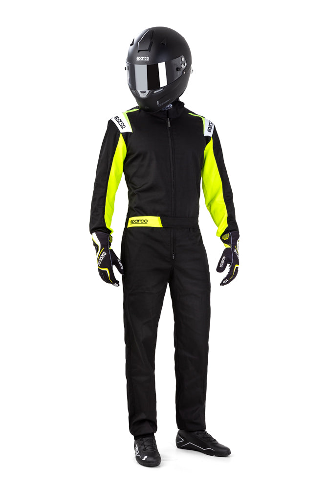 SPARCO 002343NRGF5XXL ROOKIE 2020 Kart suit, NOT HOMOLOGATED, black / yellow, size XXL Photo-1