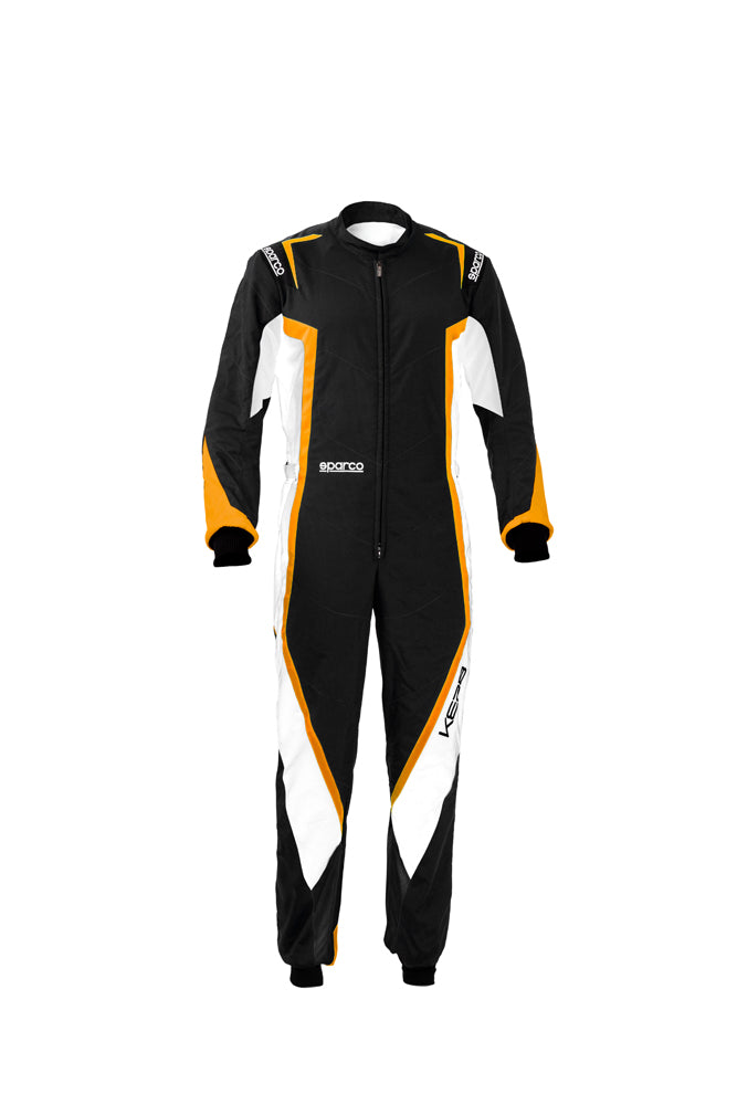 SPARCO 002341NBAF140 KERB YOUTH CHILD Kart suit, CIK, black/orange/white, size 140 Photo-0