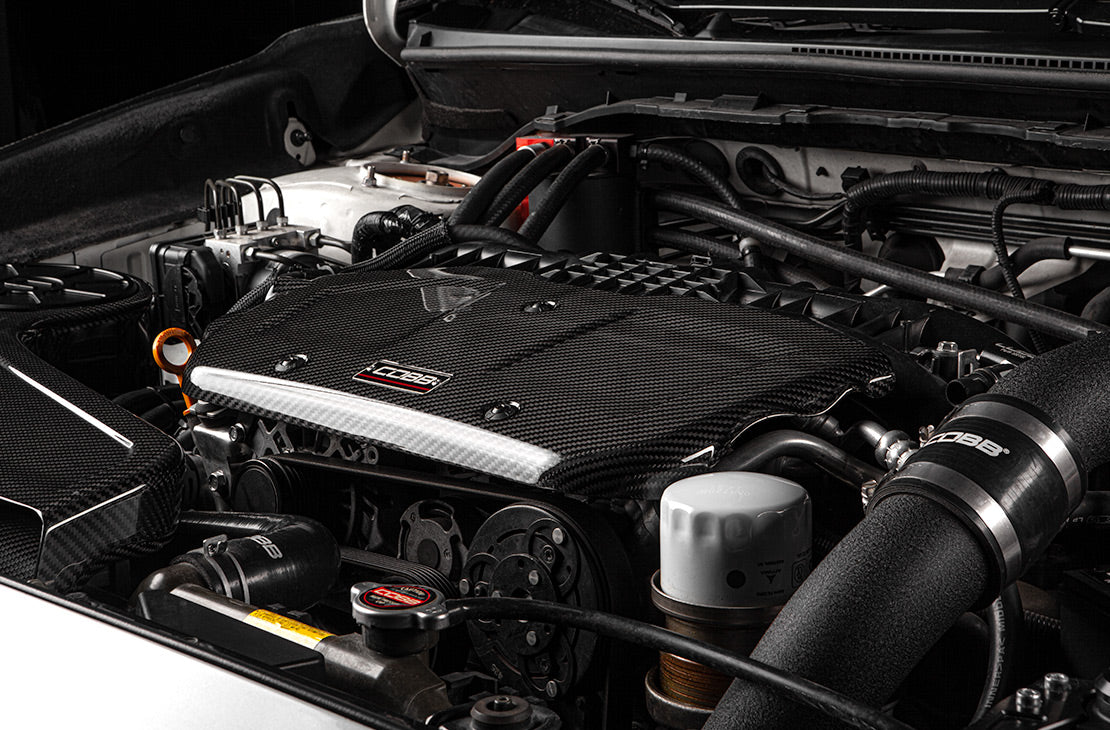 COBB 442605 SUBARU Redline Carbon Fiber Engine Cover WRX 2015-2021 Photo-7