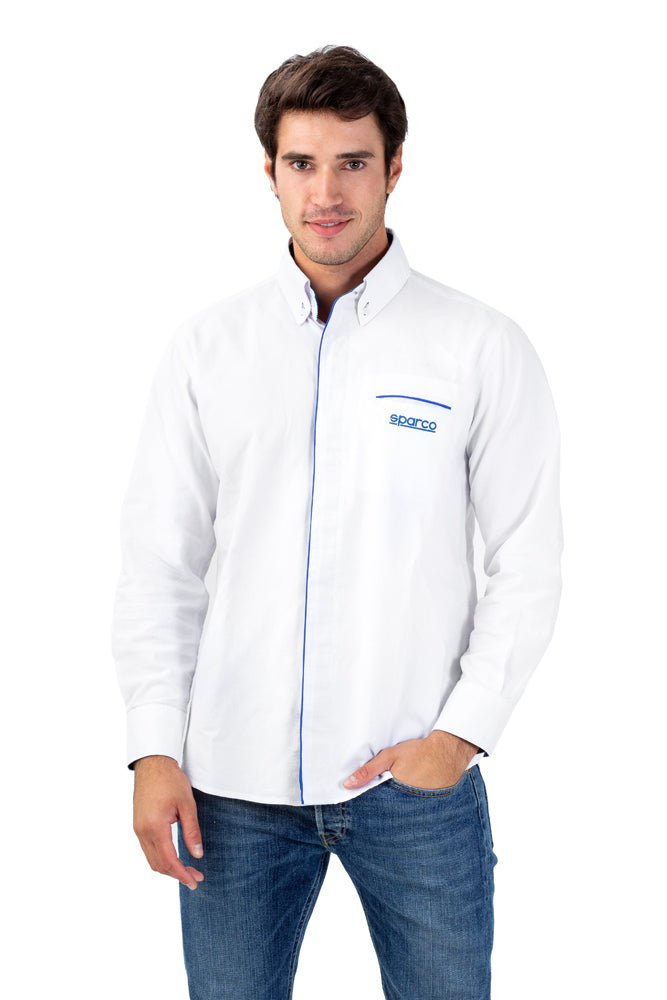 SPARCO 01257BI4XL SHIRT (LONG SLEEVE) WHITE size XL Photo-1