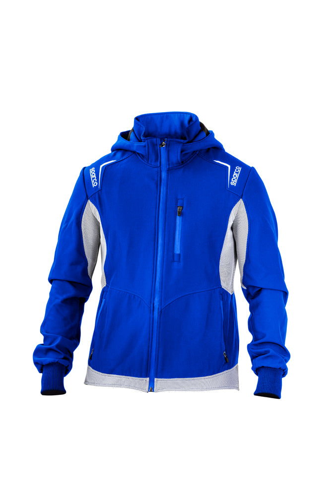 SPARCO 01253AZ1S SOFT SHELL BLUE size S Photo-0