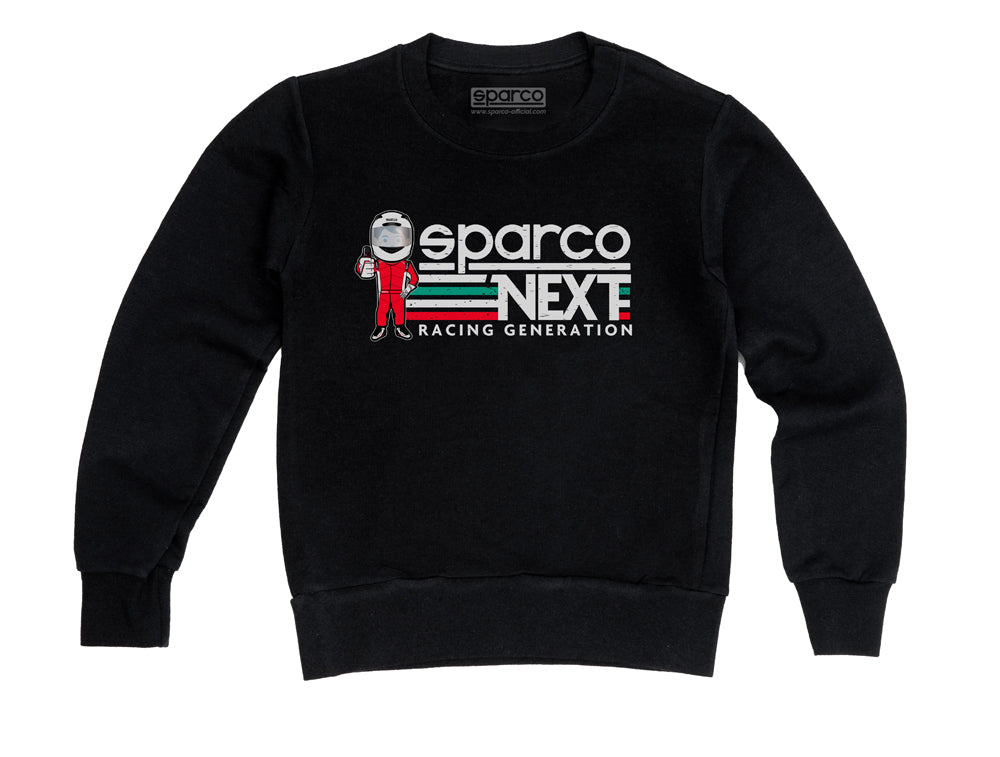 SPARCO 017017NR0708 Hoodie baby NEXT GENERATION, black size 7-8 years Photo-0