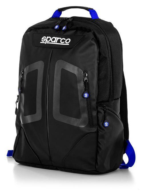 SPARCO 016440NRAZ STAGE RUCKSACK, 0,76 kg, 16 l, 40x30x14 cm, black/blue Photo-0