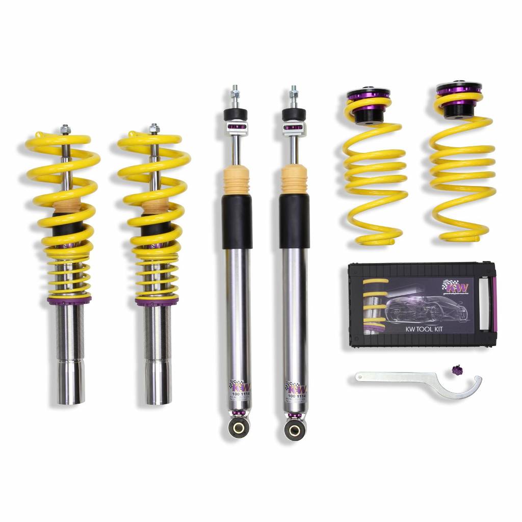 KW 35210075 Coilover Kit INOX V3 AUDI A4; (B8, B81) Photo-0