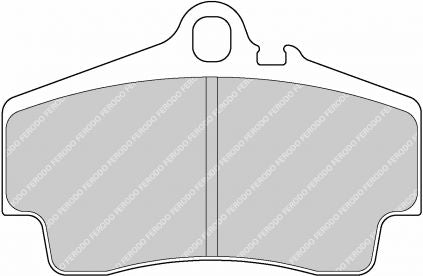 FERODO FDS1308 Rear Brake Pads DS Performance for PORSCHE Boxster (986 / 987) Photo-0
