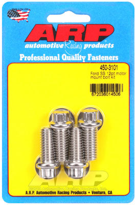 ARP 450-3101 Motor Mount Bolt Kit for Ford 289-302-351W. 12pt Photo-0