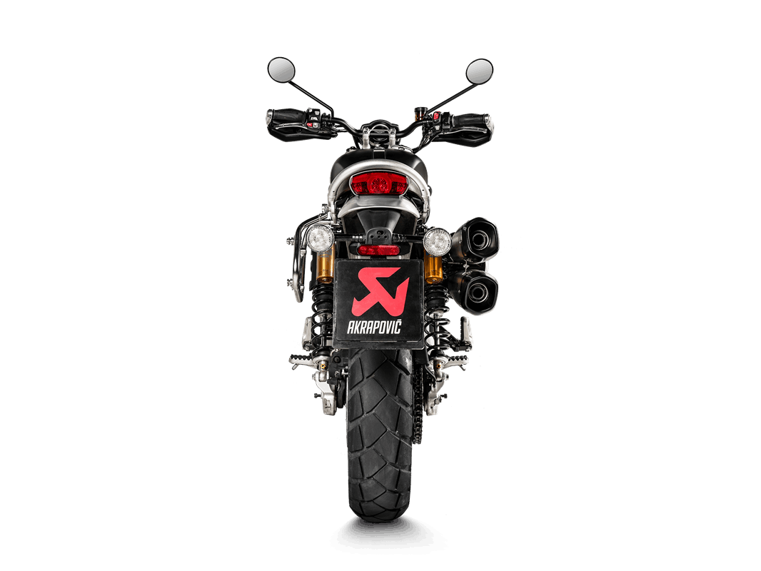 AKRAPOVIC S-T12SO3-HCQT Slip-On Line (Titanium) Triumph Scrambler 1200 2019 - 2020 Photo-2