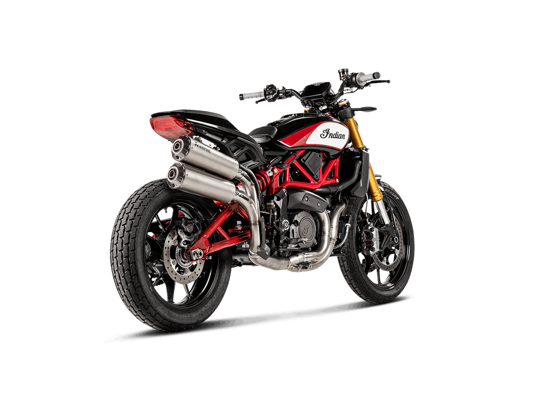 AKRAPOVIC E-IN12E1 Optional Header (Titanium) Indian FTR 1200 / S 2019 - 2020 Photo-1