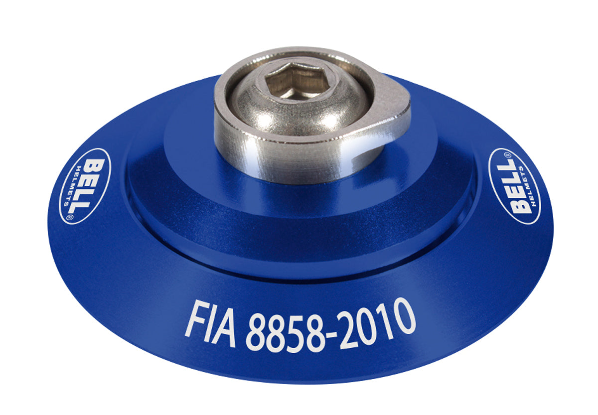 BELL 2100003 HANS clip set, FIA 8858-2010, blue Photo-0 