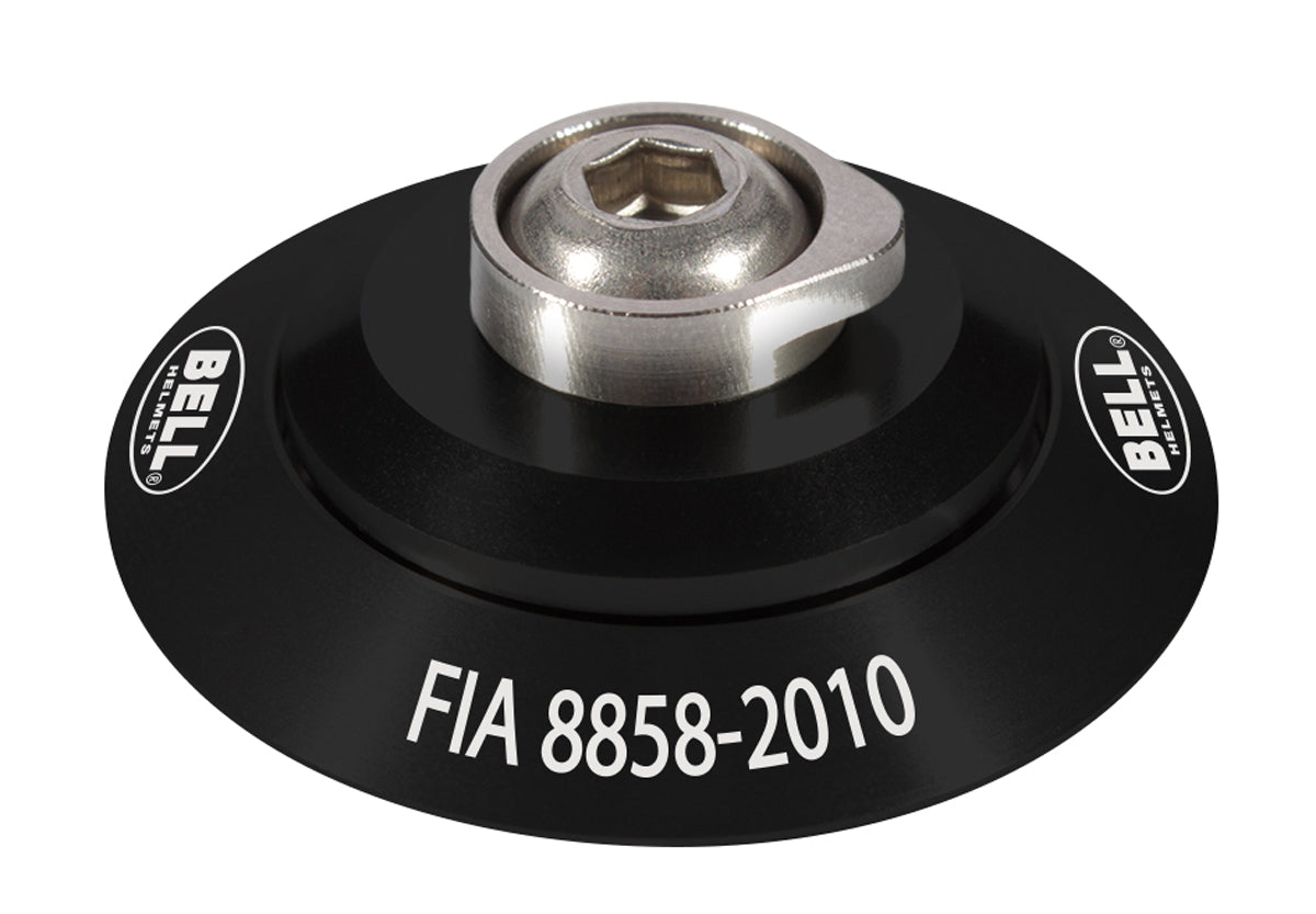 BELL 2100002 HANS clip set, FIA 8858-2010, black Photo-0