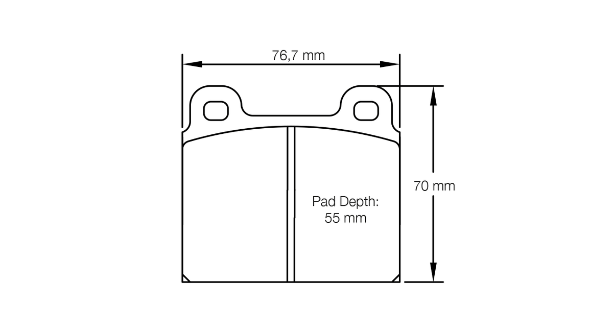 PAGID 4503-RSH29E Front Brake Pads for PORSCHE 911 S 72 - 83 Photo-0