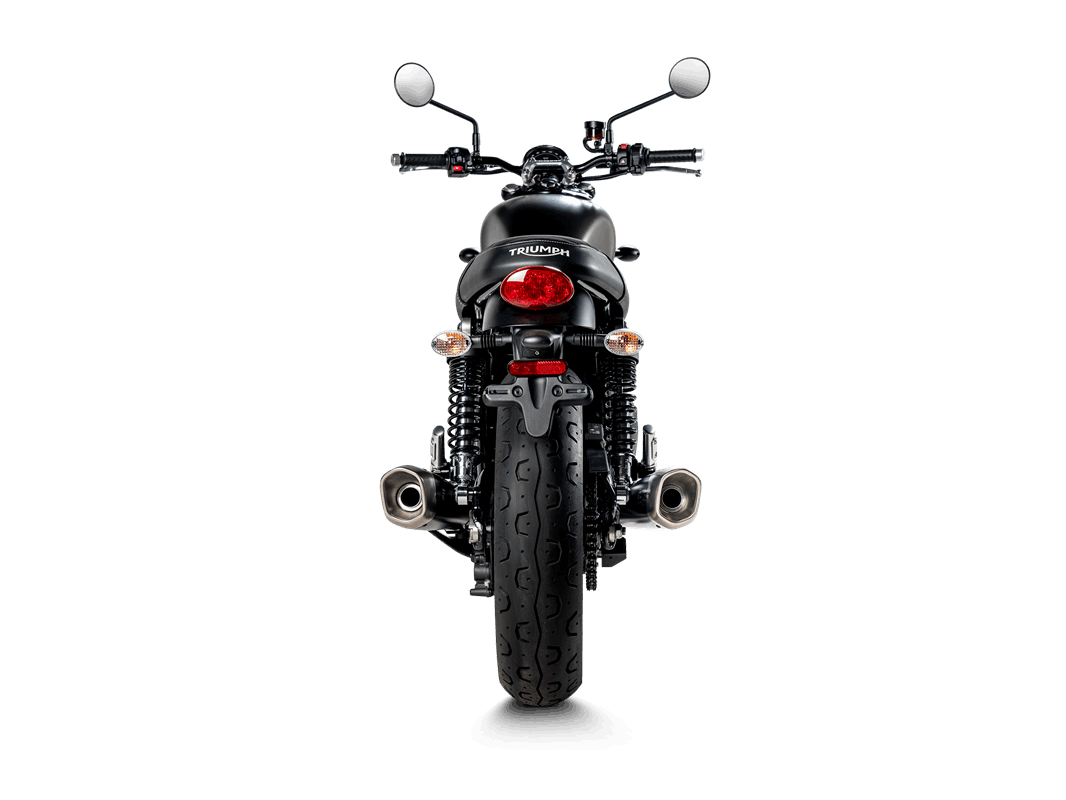 AKRAPOVIC S-T9SO2-HCQTBL Slip-On Line (Titanium) Triumph Street Twin 2016 - 2020 Photo-1