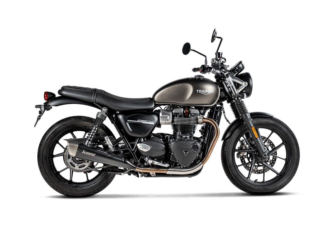 AKRAPOVIC S-T9SO2-HCQTBL Slip-On Line (Titanium) Triumph Street Twin 2016 - 2020 Photo-3