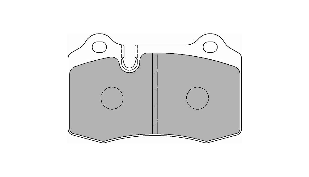 FERODO FCP1348W Rear Brake Pads DS1.11 for TESLA Model S Photo-0