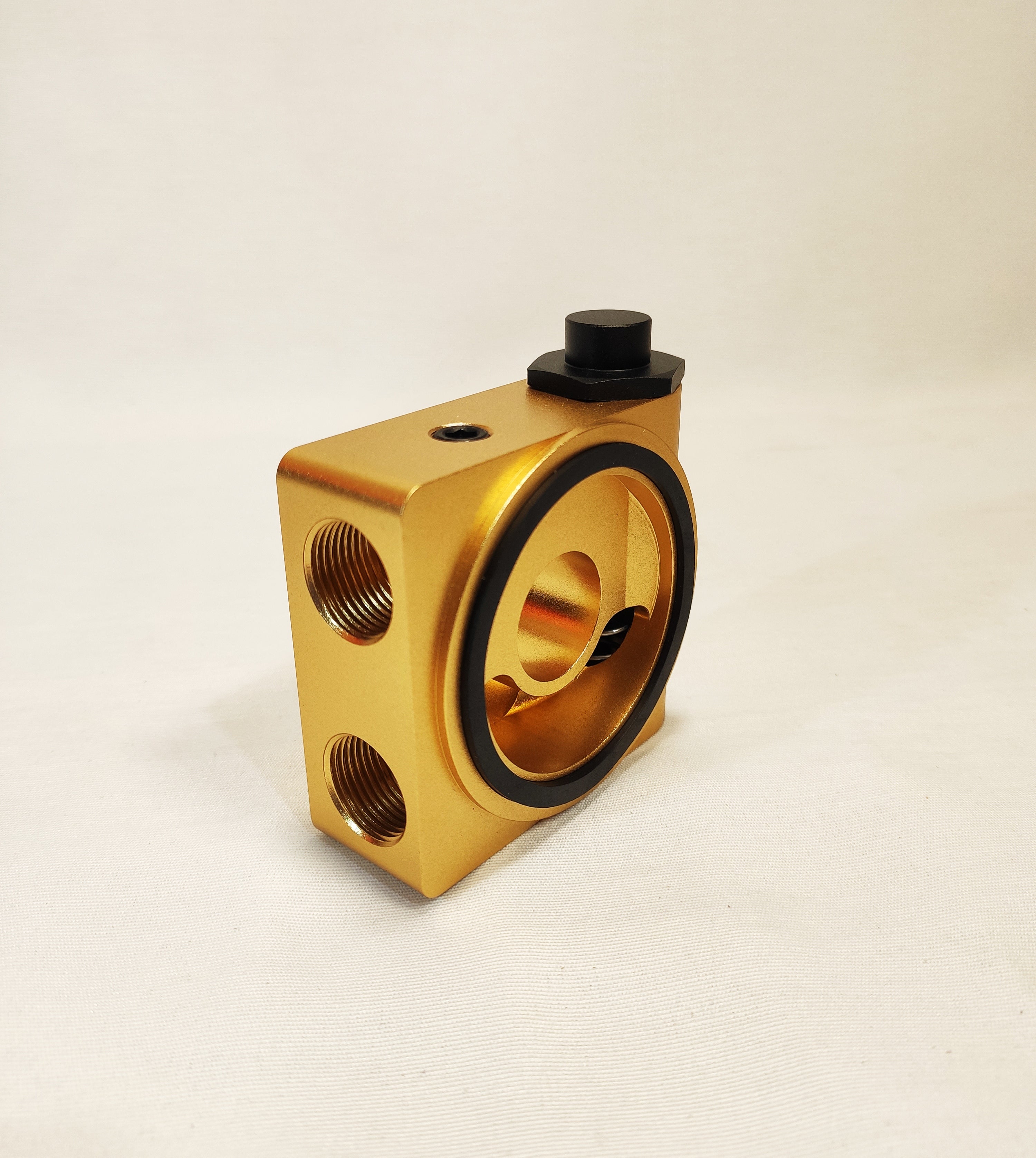 MISHIMOTO MMOC-MIA-16T MAZDA Miata Oil Cooler Kit, 2016+, Black, Thermostatic Photo-2