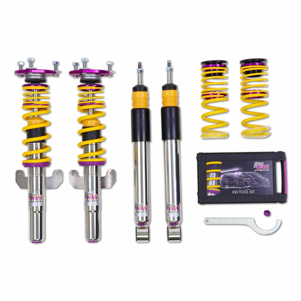 KW 35290833 Coilover Kit CLUBSPORT RENAULT Clio 3; (R) Inner Ø of the OEM top mount FA 33mm 07/10- Photo-0