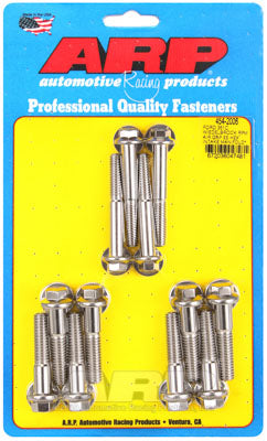ARP 454-2006 Intake Manifold Bolt Kit for Ford 351 Cleveland. with Edelbrock RPM Air Gap Manifold. ARP Stainless. hex Photo-0