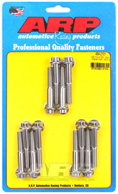 ARP 454-2101 Intake Manifold Bolt Kit for SB Ford SS 12pt Photo-0