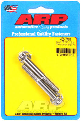ARP 455-7401 Thermostat Housing Bolt Kit for Ford Big Block FE. SS. 12pt Photo-0
