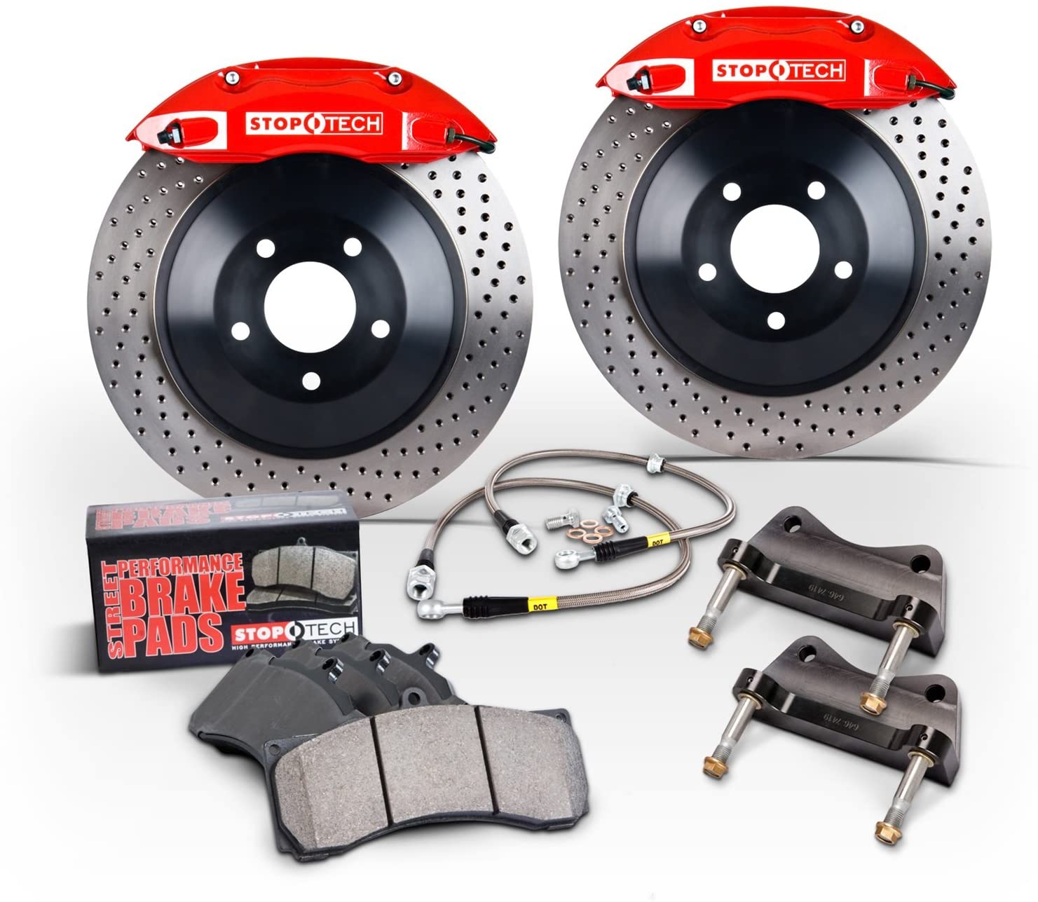 STOPTECH 82.J74.0058.71 Big Brake Kit 1 Piece Rotor, Rear Photo-0