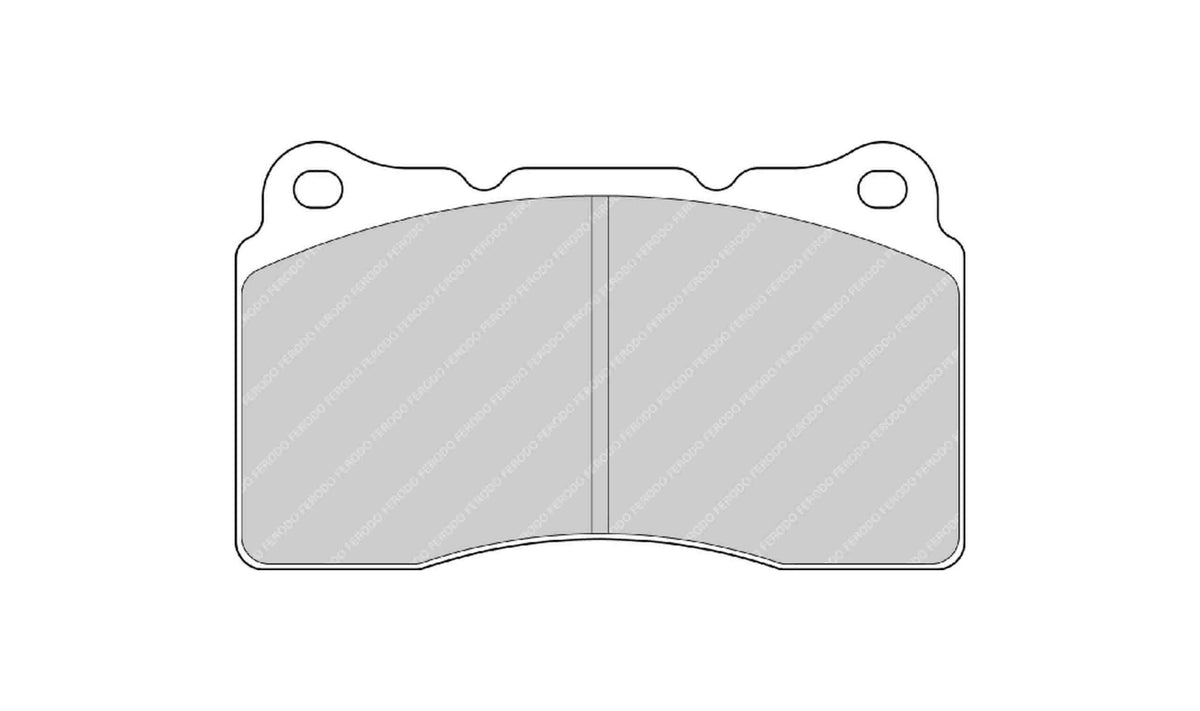 FERODO FRP3067W Front Brake Pads DS1.11 for SUBARU Impreza WRX STI (GR / GH / G3) / TESLA Model S Photo-0