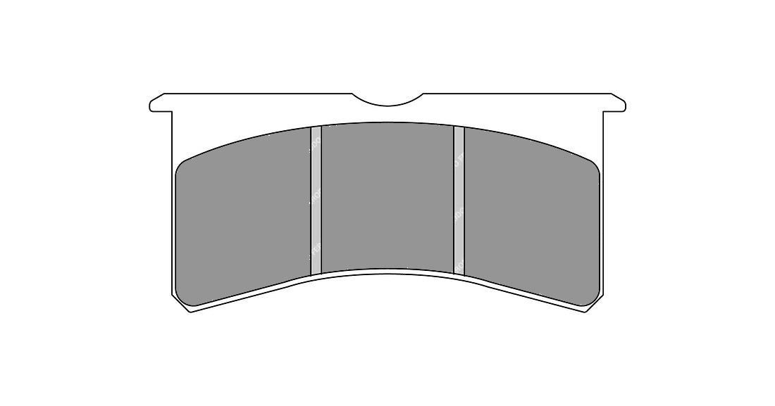 FERODO FRP3097W Front Brake Pads DS1.11 for FORD Fiesta R2 Photo-0