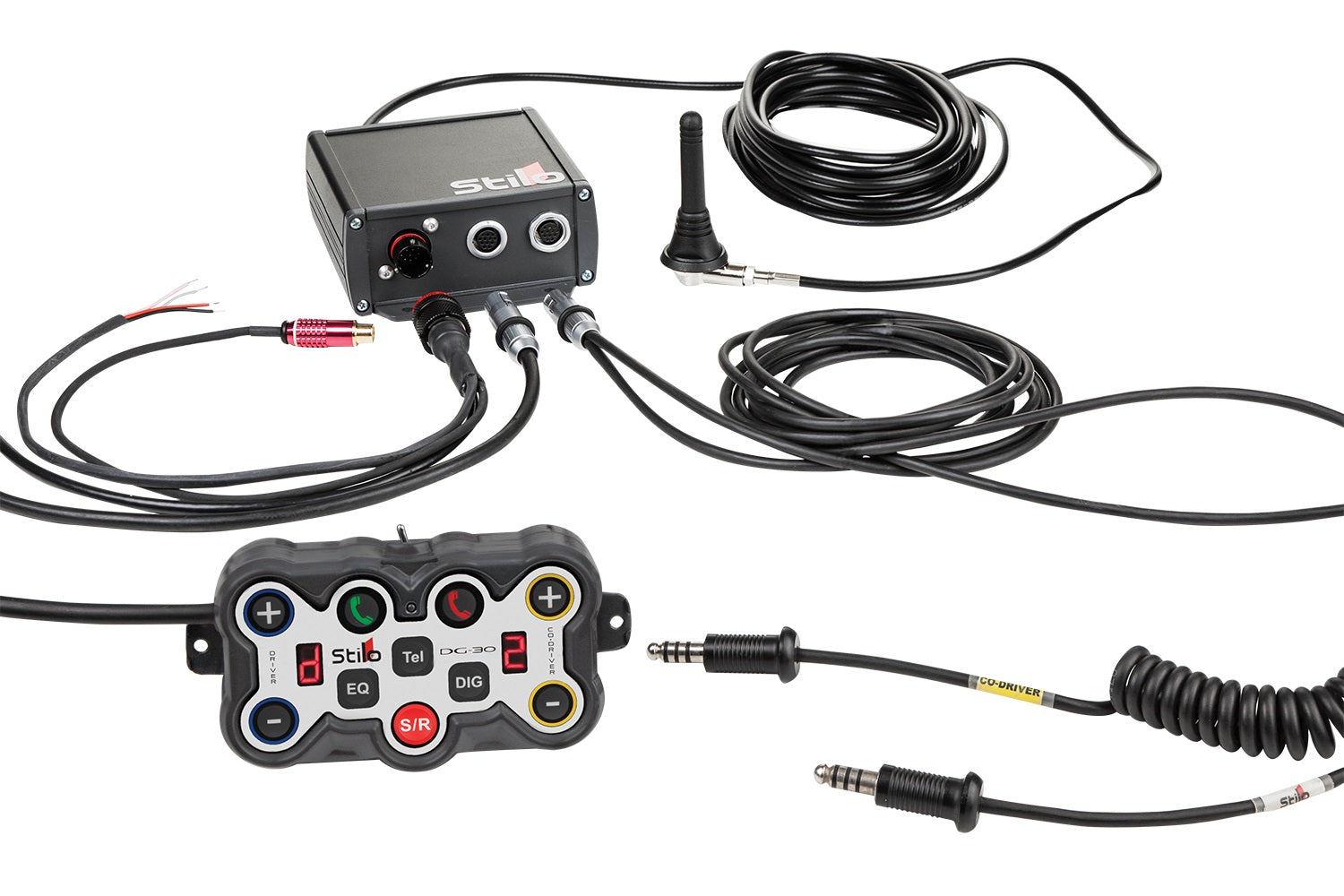 STILO AB0601 DG-30 BLUETOOTH INTERCOM, digital noise cancelling, camera/radio input, 12V Photo-1