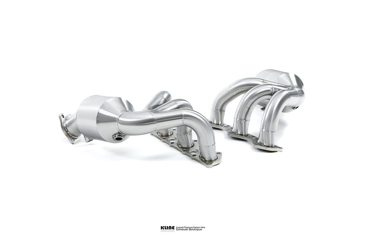 KLINE INNOVATION KL-POR-718CY-100-CS-SS PORSCHE 718/718S 100cell cat pipe (SS) Photo-2