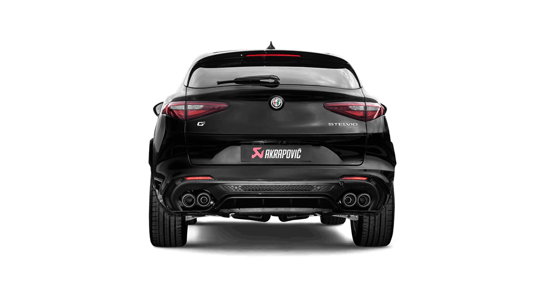 AKRAPOVIC S-AR/TI/6H Slip-On Line (Titanium) ALFA ROMEO Stelvio Quadrifoglio 2017-2020 Photo-3