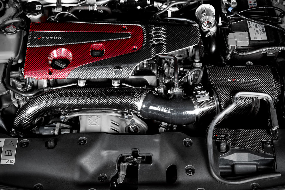 EVENTURI EVE-FK8FK2-ENG Engine Cover (Carbon) for HONDA Civic Type R (FL5 / FK8 / FK2) Photo-1