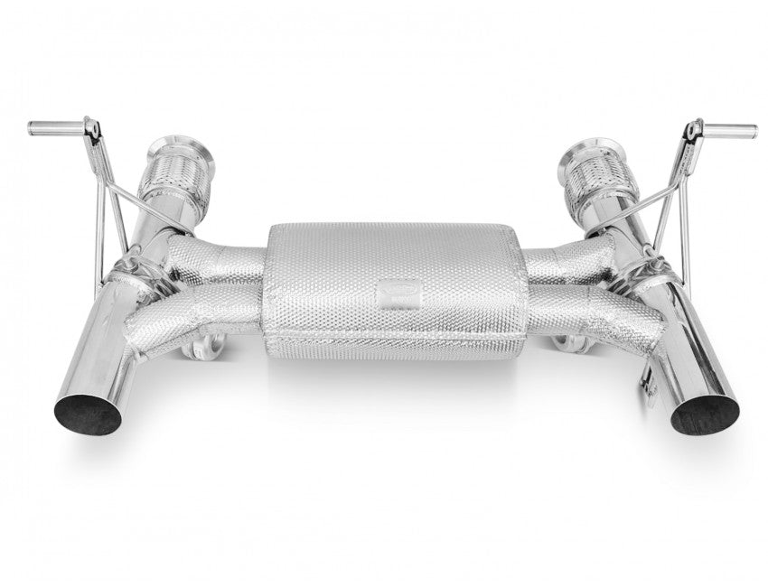 TUBI STYLE TSLAMHURC17.000.AV Exhaust with valves for LAMBORGHINI HURACAN PERFOMANTE, HURACAN EVO (for OEM tail pipes) Photo-0
