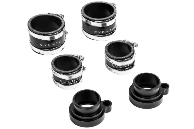 EVENTURI EVE-S55-CF-CHG Chargepipes - Set of 2 Upper Chargepipes (Carbon) for BMW S55 Photo-1