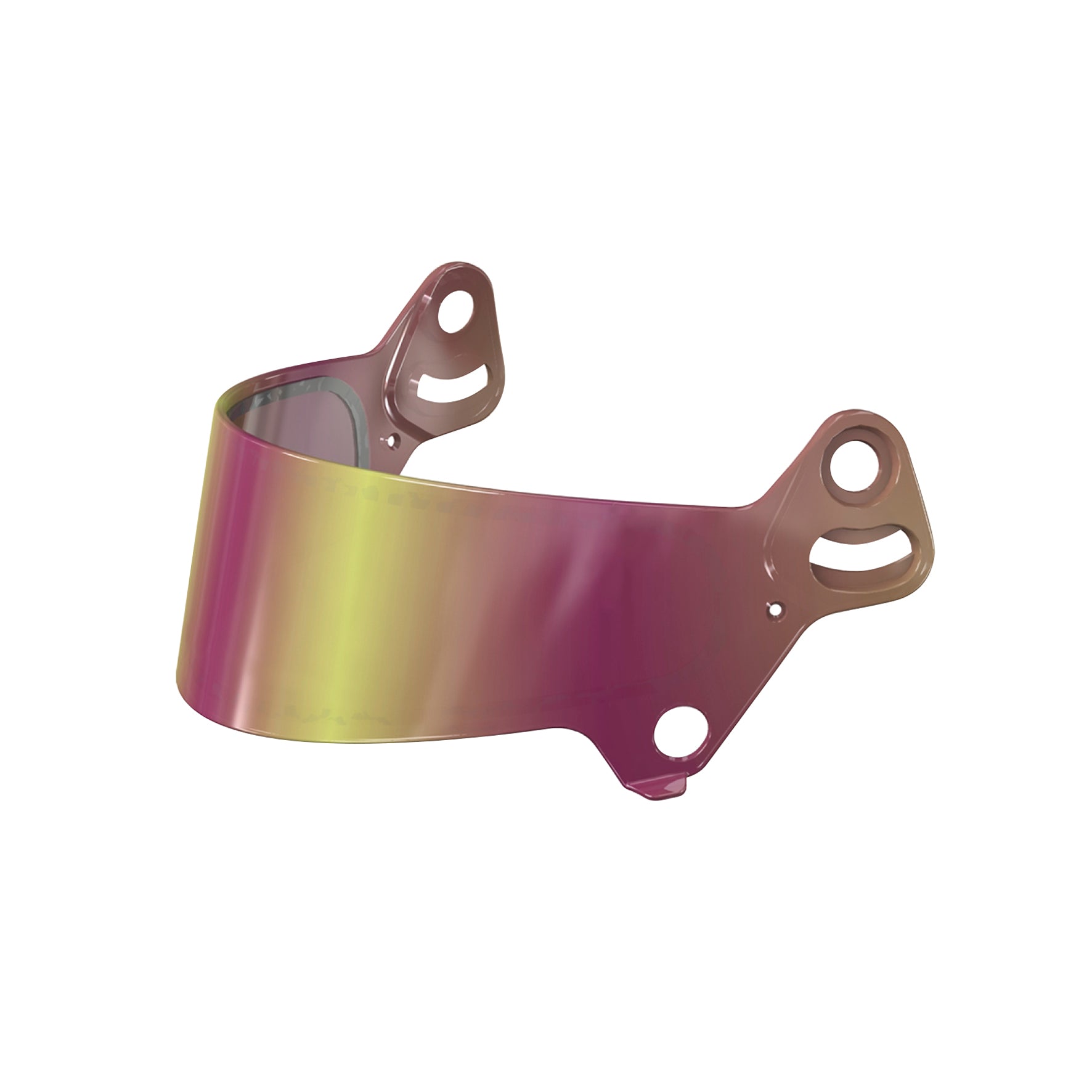 BELL 2010419 Visor SE077 DSAF for HP77 helmet, 3mm, smoke, multilayer, Red Photo-0