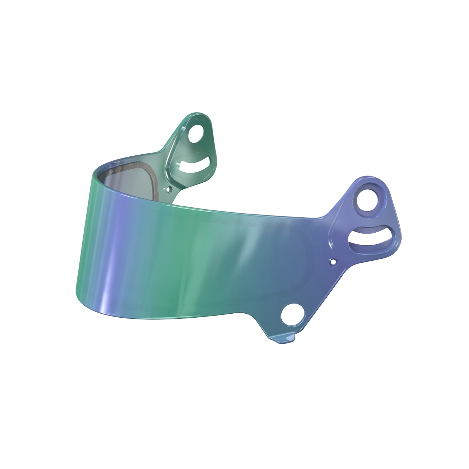 BELL 2010421 Visor SE077 DSAF for HP77 helmet, 3mm, smoke, multilayer, Green Photo-0