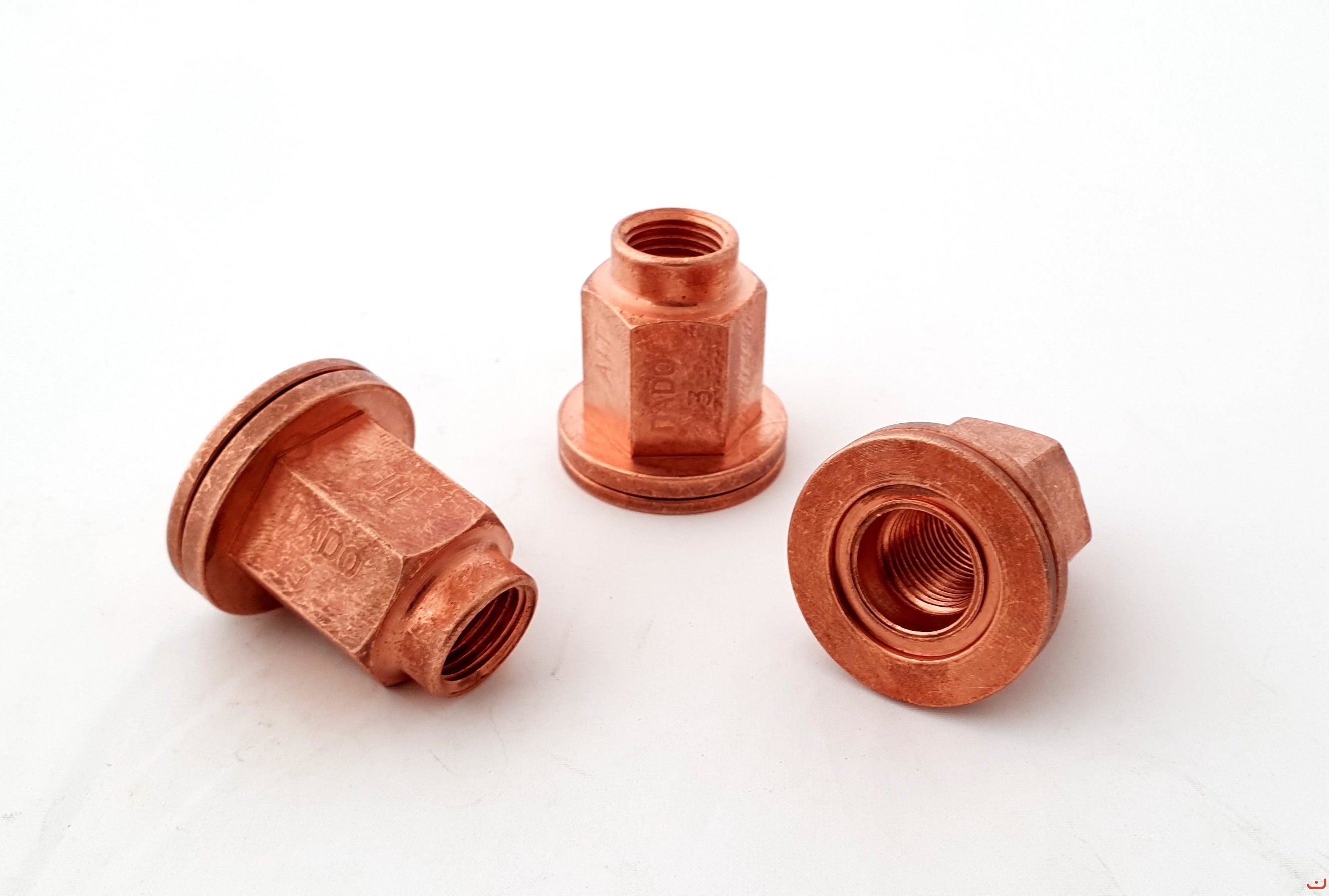 A.I.TECH AIT-DADO-3 Flat side nut 12x1,25, ex 19mm, o.d. 28mm, total lengh 29mm for PEUGEOT / CITROEN Photo-0