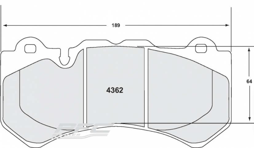 PFC 4362.10 Front brake pads Z-RATED NISSAN GT-R R35 Photo-0