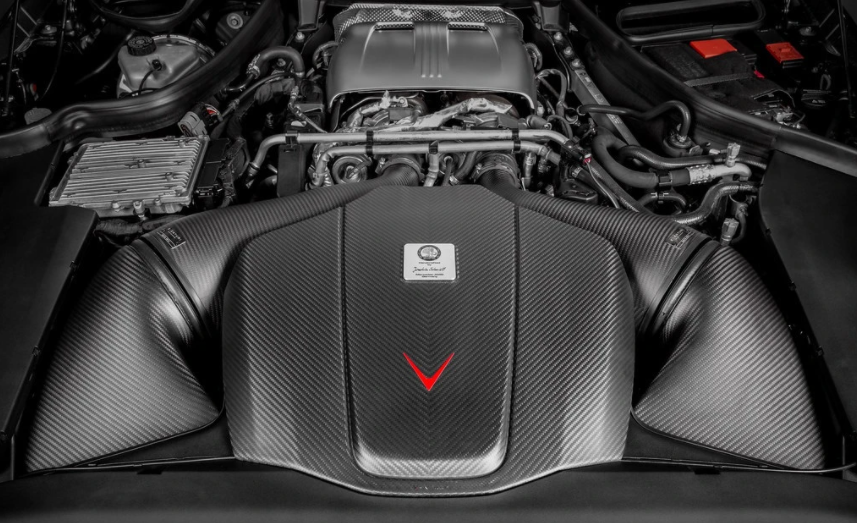 EVENTURI EVE-AMGGT-CF-INT Air Intake System (Carbon / Gloss Finish) for MERCEDES-BENZ AMG GTR / GTS / GT (C190 / R190) Photo-2