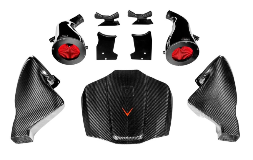 EVENTURI EVE-AMGGT-CF-INT Air Intake System (Carbon / Gloss Finish) for MERCEDES-BENZ AMG GTR / GTS / GT (C190 / R190) Photo-0