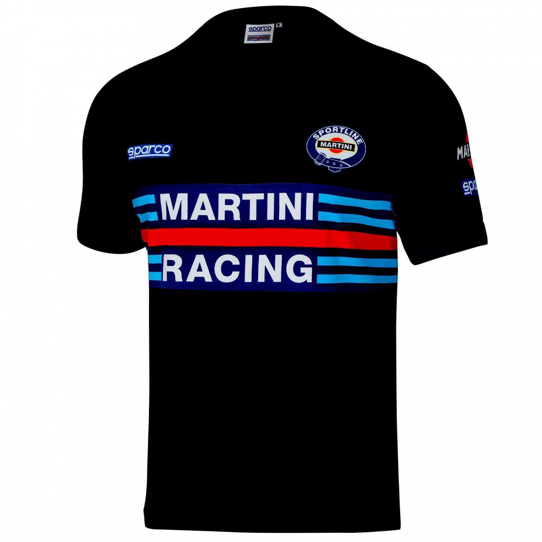 SPARCO 01274MRNR2M NDIS T-SHIRT MARTINI-R TG M NERO size M Photo-0