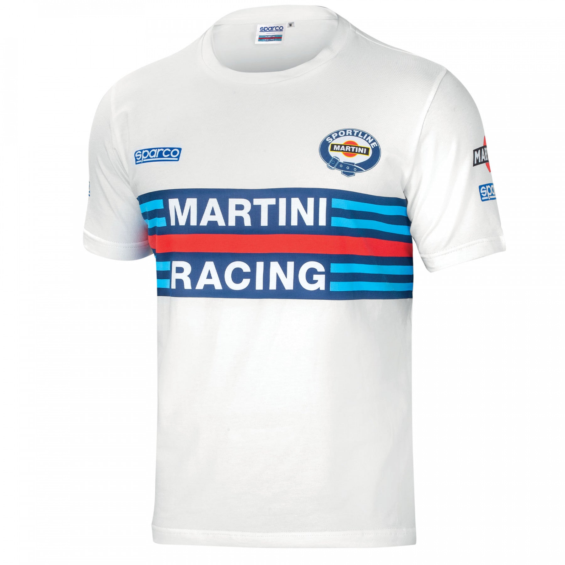 SPARCO 01274MRBI6XXX T-shirt MARTINI RACING, white, size XXXL Photo-0