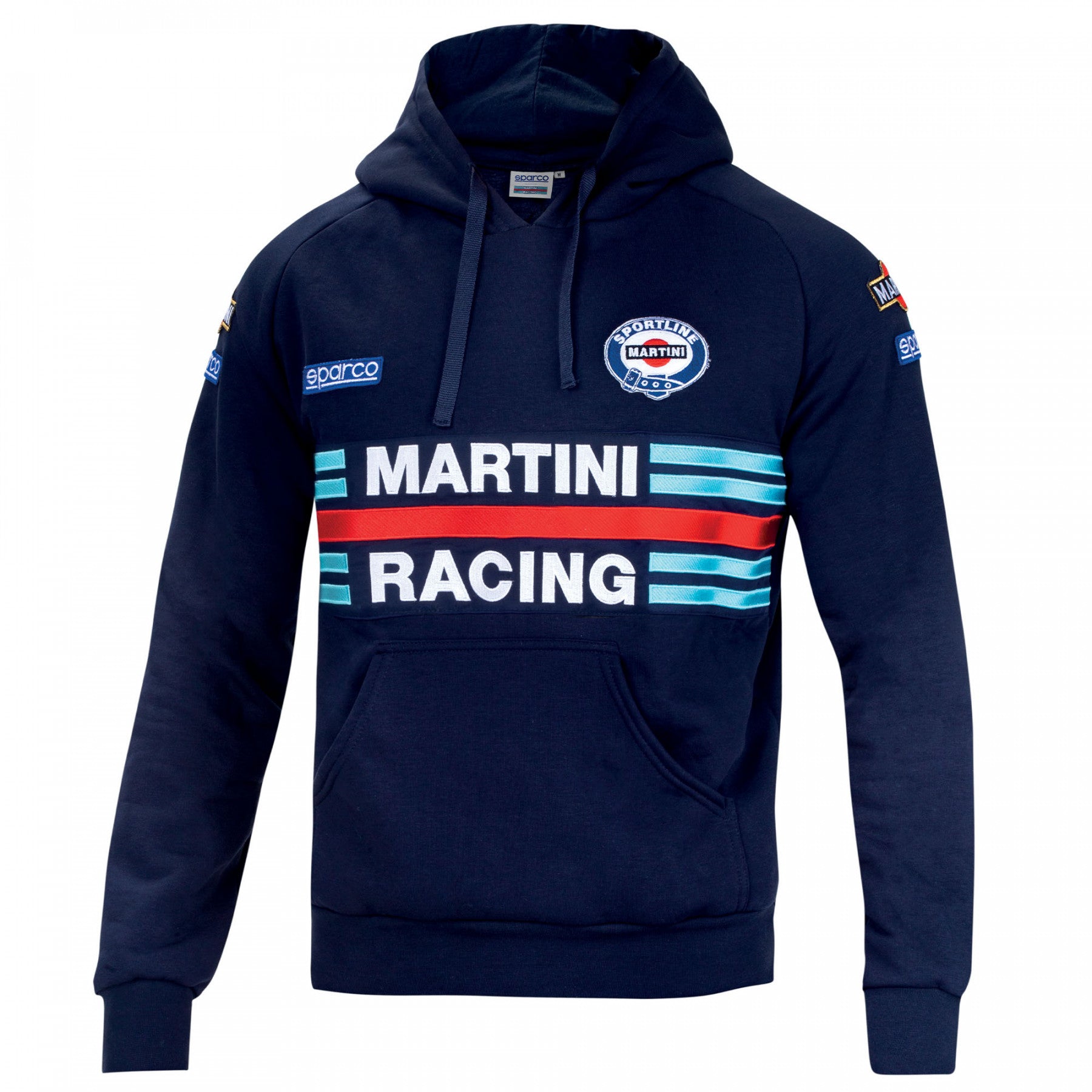 SPARCO 01279MRBM1S HOODIE MARTINI RACING, navy blue, size S Photo-0
