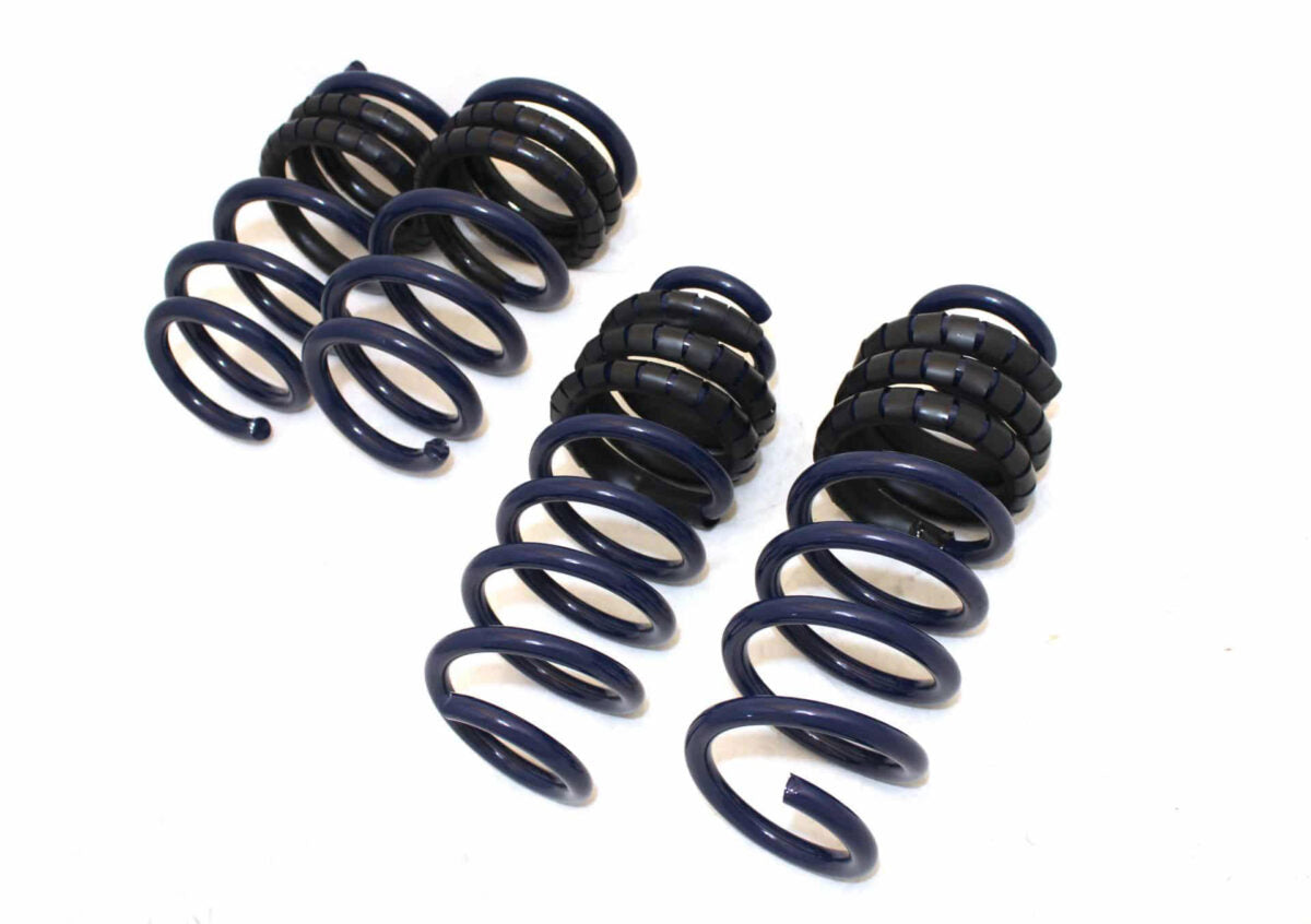 UNPLUGGED PERFORMANCE UP-M3-310-3.1 Dual Rate Lowering Spring Set, RWD, Long Range - Mild for TESLA Model 3 Photo-0