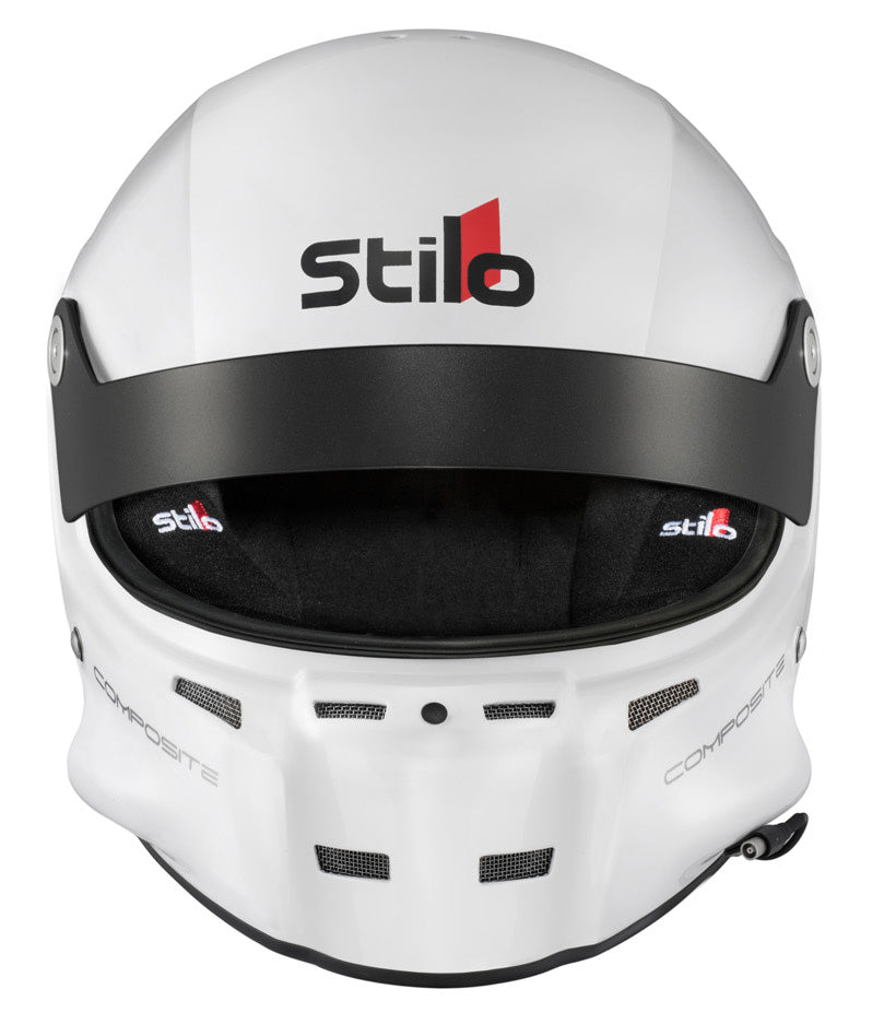 STILO AA0702CG2T570101 ST5 GT COMPOSITE Racing full face helmet, HANS, SA2020/FIA, white/black, size 57 Photo-2
